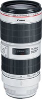 Canon - EF70-200mm F2.8L IS III USM Optical Telephoto Zoom Lens for EOS DSLR Cameras - White - Front_Zoom