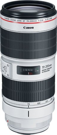 Canon - EF70-200mm F2.8L IS III USM Optical Telephoto Zoom Lens for EOS DSLR Cameras - White