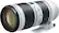 Left. Canon - EF70-200mm F2.8L IS III USM Optical Telephoto Zoom Lens for EOS DSLR Cameras - White.