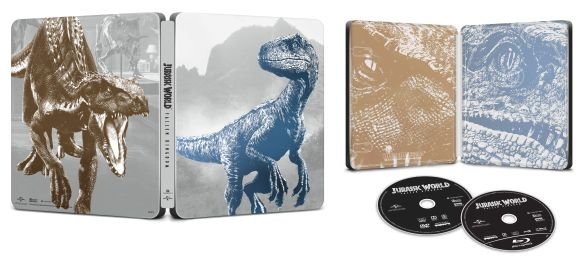 Jurassic World: Fallen Kingdom [SteelBook] [Blu-ray/DVD] [Only @ Best Buy] [2018] - Front_Standard