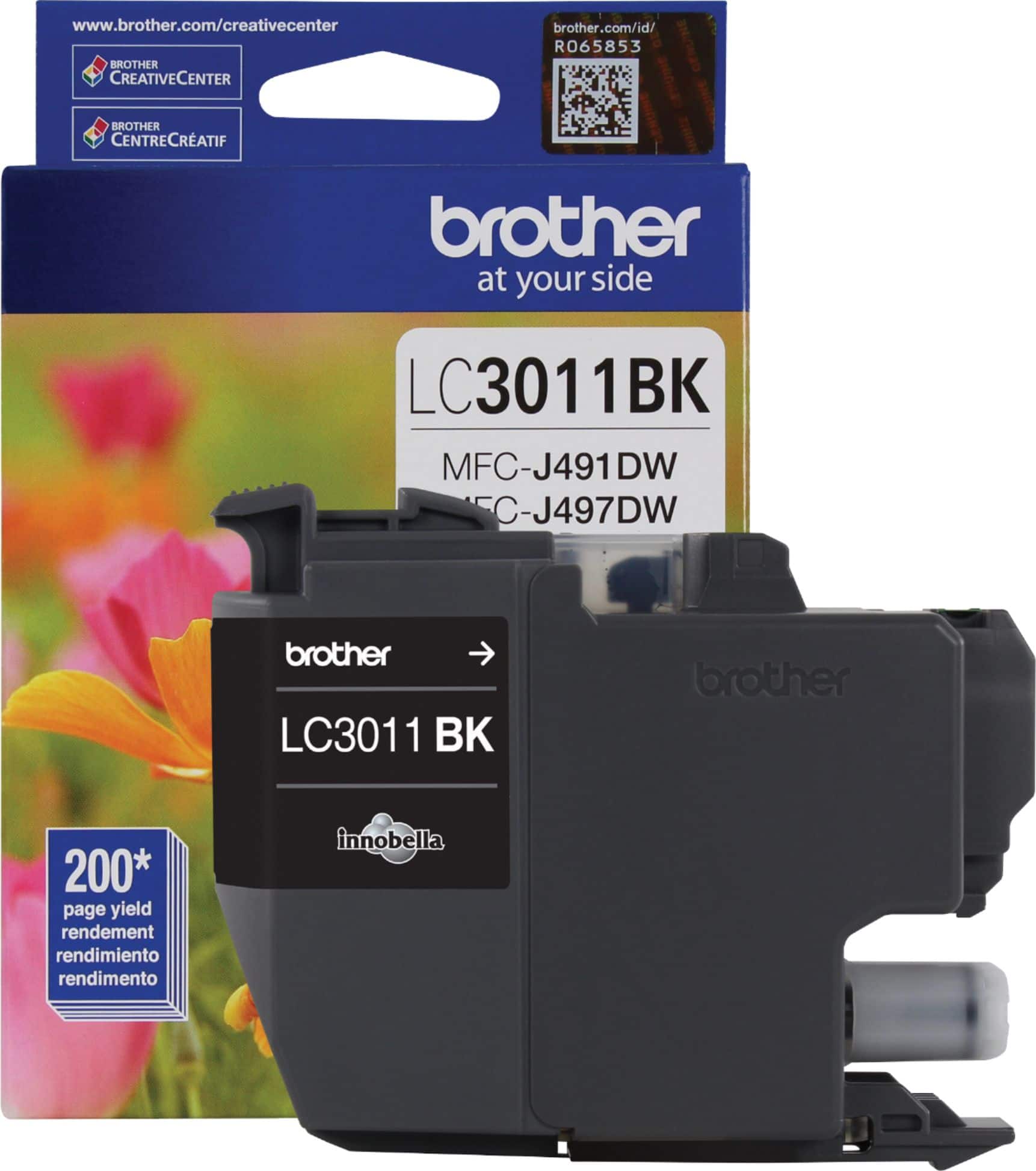Alt View 12. Brother - LC3011BKS Standard-Yield Ink Cartridge - Black.