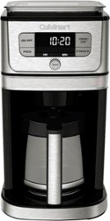 Cuisinart - Burr Grind & Brew 12-Cup Coffee Maker - Black/Stainless - Front_Zoom