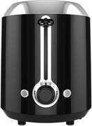 Black & Decker - 2-Slice Extra-Wide/Self-Centering-Slot Toaster - Black