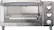 Front. Black+Decker - 4-Slice Toaster Oven - Stainless Steel.