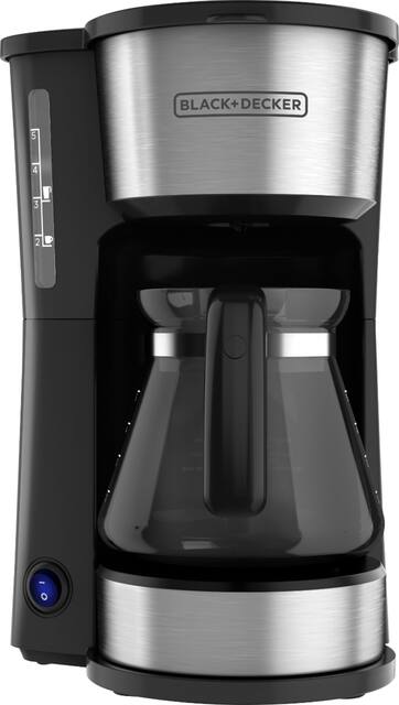 Black Decker 5 Cup Coffeemaker Black Cm0755s Best Buy
