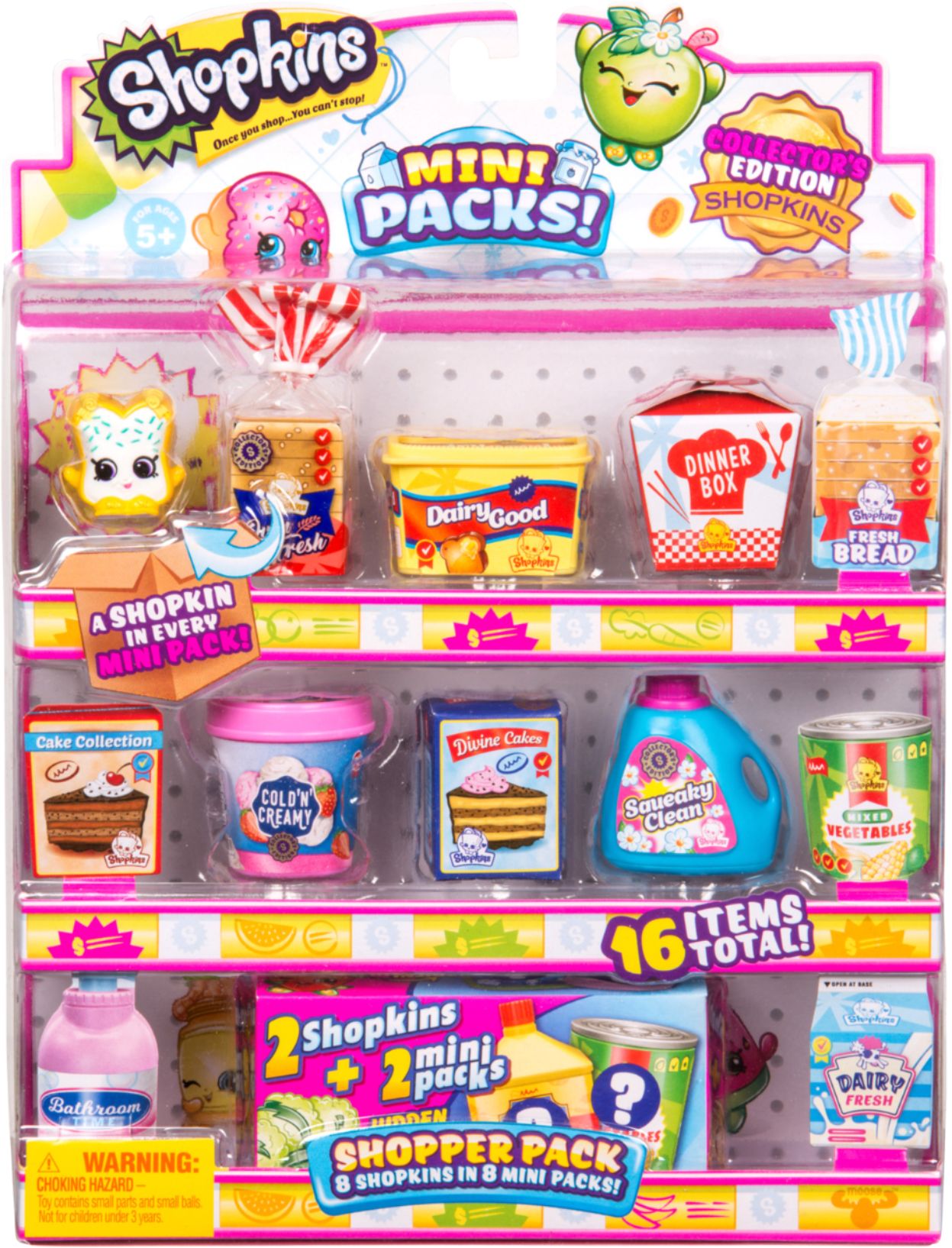 Buy the Large Lot of Assorted Shopkins with 4 Carry Cases