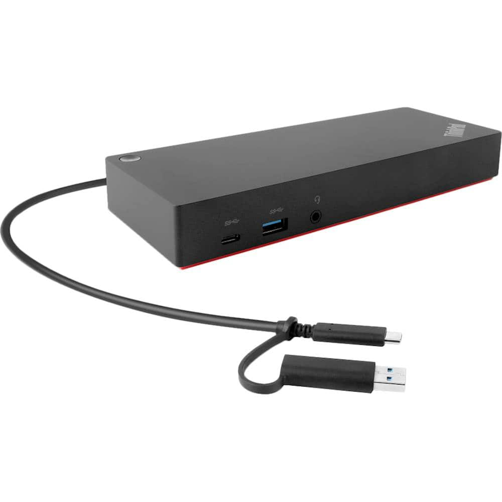 Customer Reviews Lenovo Thinkpad Hybrid Usb C With Usb A Docking Station Af Us Best Buy