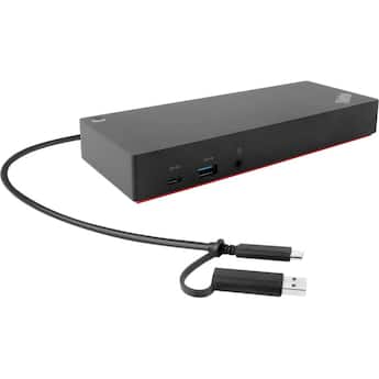Lenovo ThinkPad Hybrid USB C with USB A Docking Station Black Lenovo ThinkPad Hybrid USB C with USB A Docking Station Black