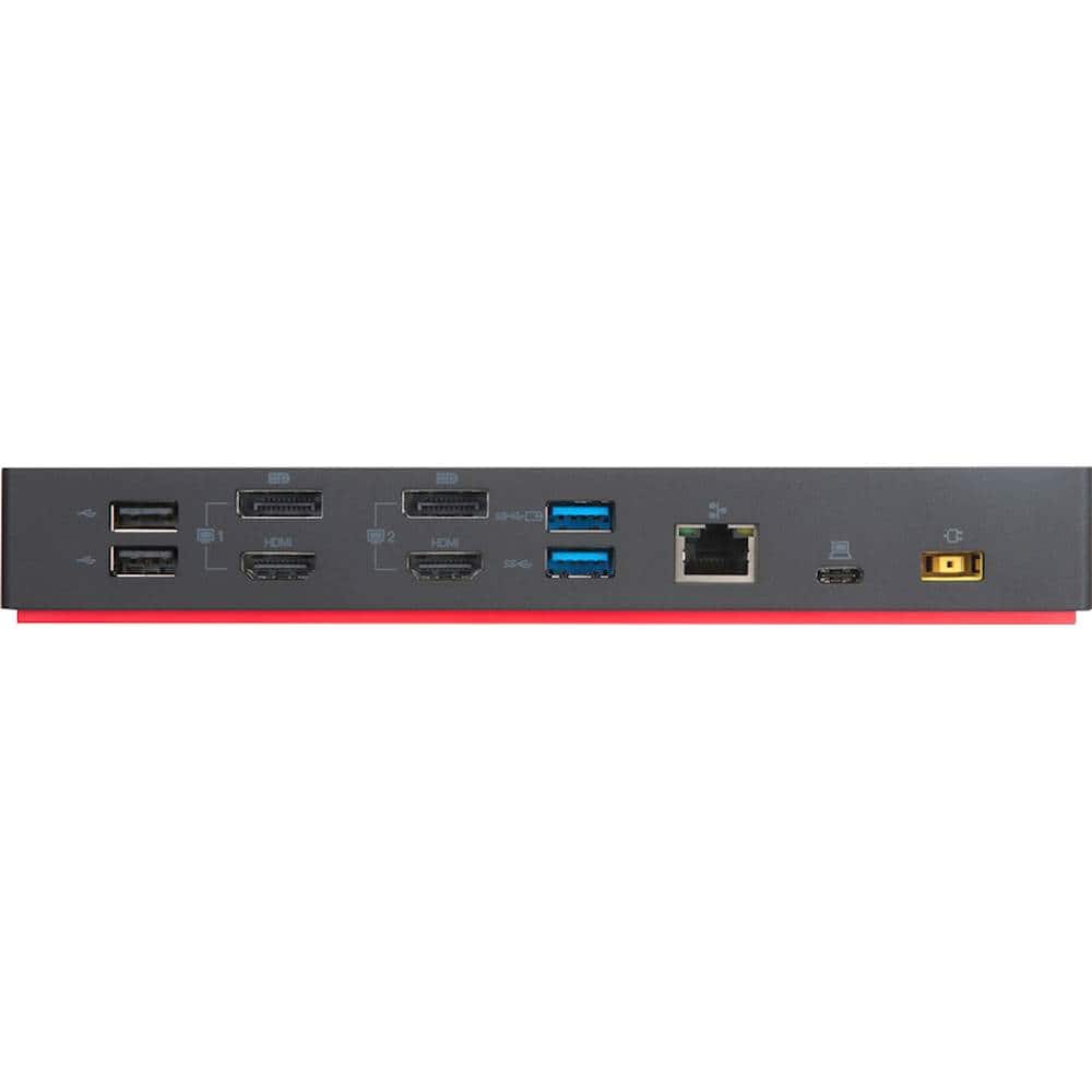 Alt View 13. Lenovo - ThinkPad Hybrid USB-C with USB-A Docking Station.