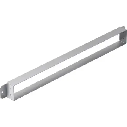 Angle. Bosch - Rectangular Duct Transition for HDD86050UC Downdraft - Silver.