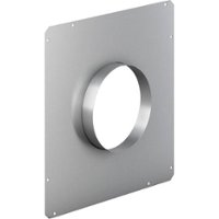 6" Round Front Plate for Select Bosch Range Hood Blowers - Gray - Angle_Zoom
