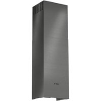 Chimney Extension for Select Bosch Range Hoods - Black stainless steel - Black Stainless Steel - Front_Zoom