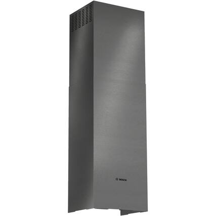 Front. Bosch - Chimney Extension for Select Bosch Range Hoods - Black Stainless Steel.