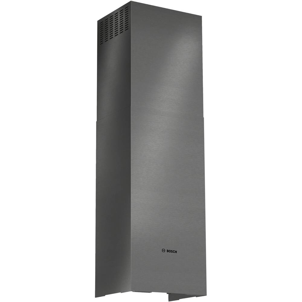 Front. Bosch - Chimney Extension for Select Bosch Range Hoods - Black Stainless Steel.