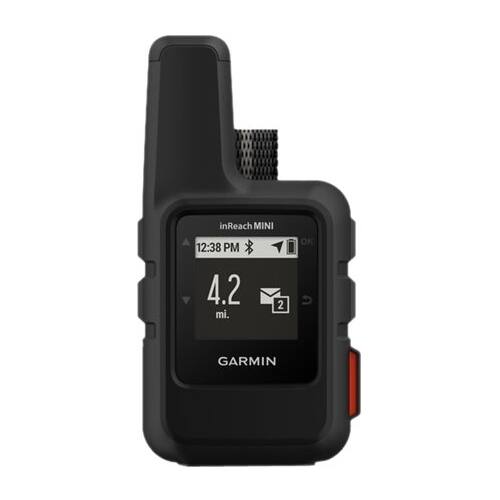 Front. Garmin - InReach GPS with Built-In Bluetooth - Black.
