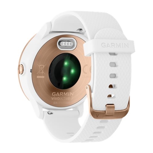 Best Buy: Garmin vívoactive 3 Smartwatch Rose Gold with White 