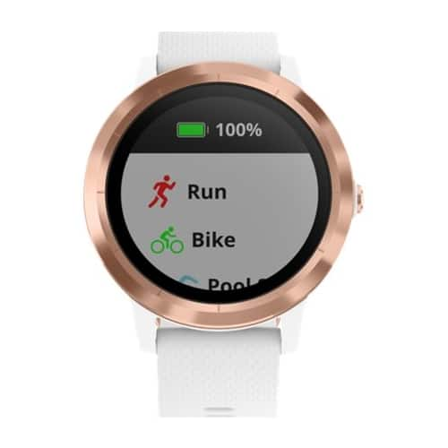 Garmin 3 Rose Gold with White Silicone Band 010-01769-09 - Buy