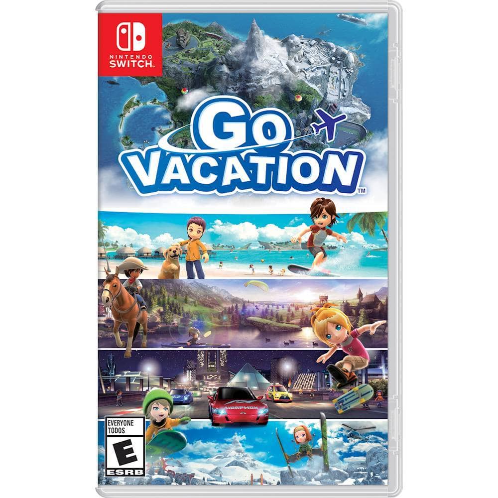 Front. Nintendo - Go Vacation.