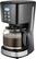 Angle. Insignia™ - 12-Cup Coffee Maker - Black.