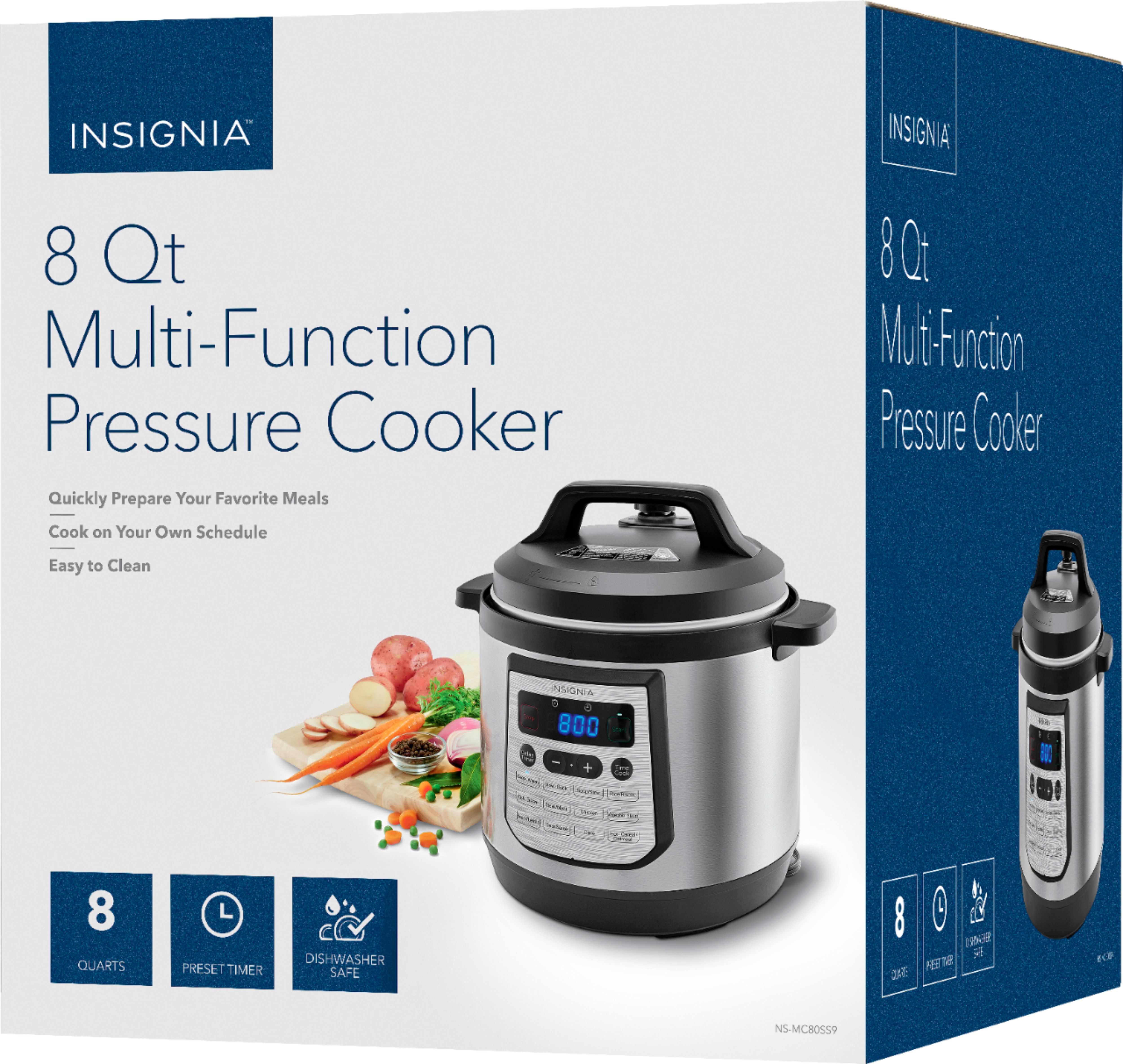 Zoom in on Alt View Zoom 14. Insignia™ - 8qt Digital Multi Cooker - Stainless Steel.