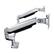 Alt View 15. Diamond Ergo - Pro Series Interactive Dual Monitor Desk Mount - Black/Silver.