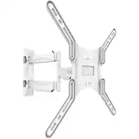 Kanto - Full-Motion Wall Mount for Most 26" - 55" Flat-Panel TVs - White - Front_Zoom