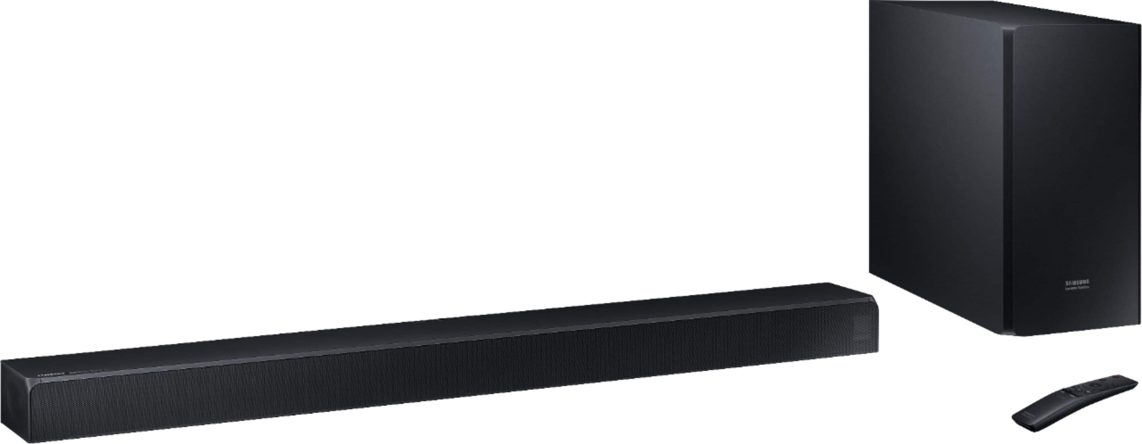 Alt View 11. Samsung - Harman Kardon Soundbar with Dolby Atmos - Midnight Black.