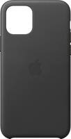 Apple - iPhone 11 Pro Leather Case - Black - Front_Zoom