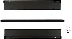 Fisher & Paykel - Trim Kit for Select Wall Ovens, Warming Drawers and Coffee Makers - Black - Front_Zoom