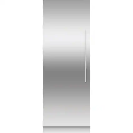 Front. Fisher & Paykel - Left Hinge Door Panel for Fisher & Paykel Freezers and Refrigerators - Stainless Steel.