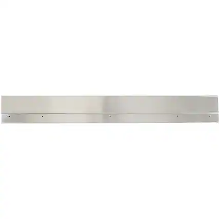 Front. Fisher & Paykel - 35.9" Trim Kit - Stainless Steel.