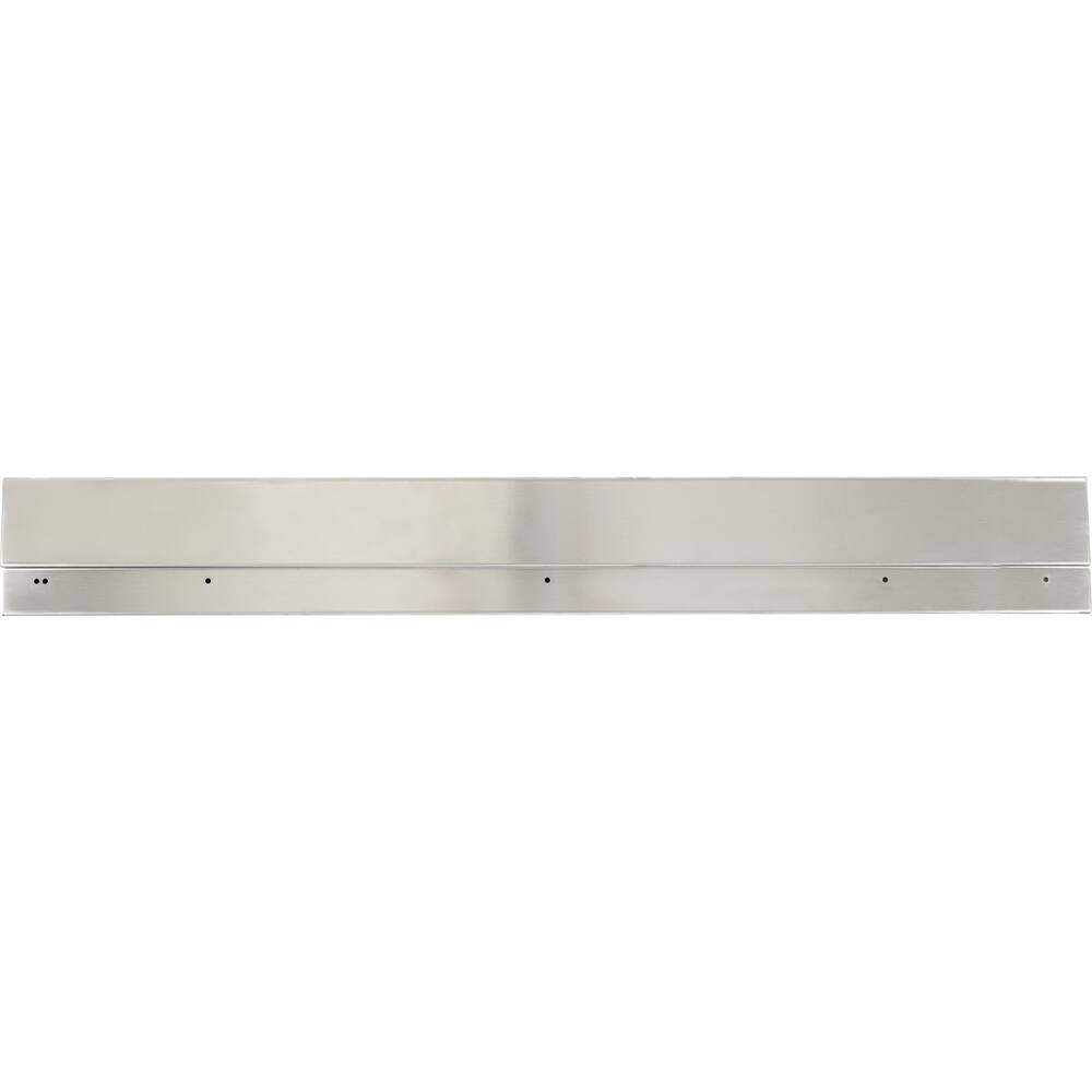 Front. Fisher & Paykel - 35.9" Trim Kit - Stainless Steel.