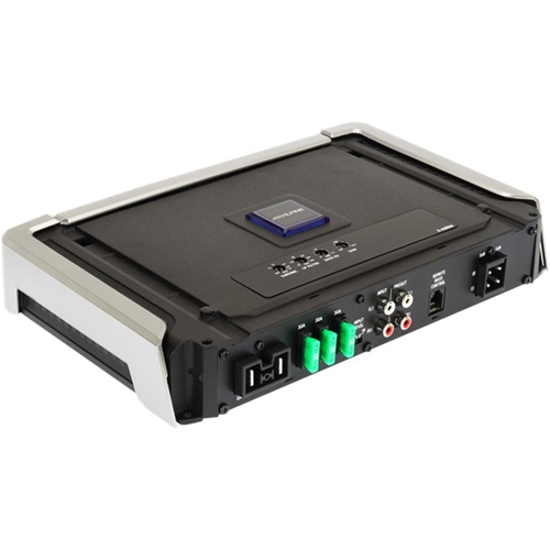 Back View: Alpine - X-Series 1800W Class D Digital Mono Amplifier with Variable Low-Pass Crossover - Silver/Black