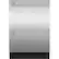 Front. Fisher & Paykel - 24" Front Control Built-In Dishwasher - Stainless Steel.