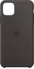 Apple - iPhone 11 Pro Max Silicone Case - Black-Front_Standard 
