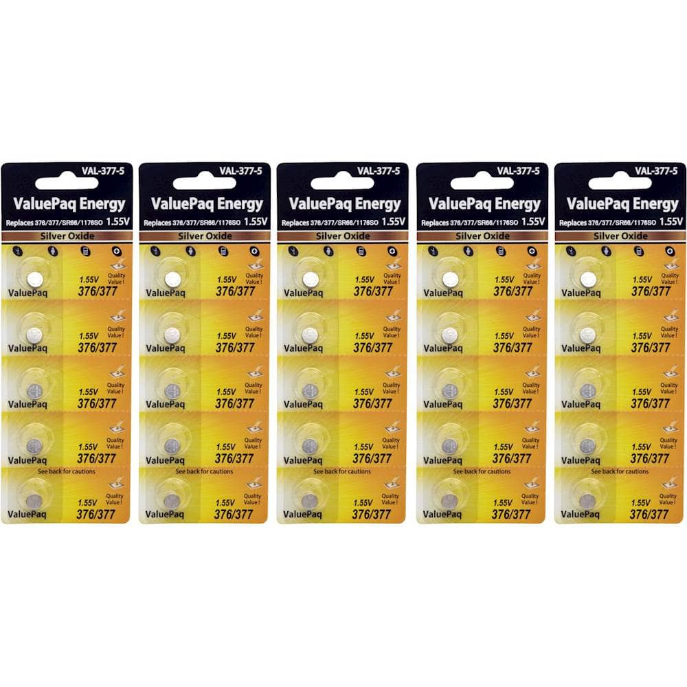 Best Buy: UltraLast 376/377 Batteries (25-Pack) VAL-377-25