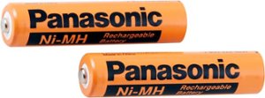 Panasonic - Nickel-Metal Hydride Battery for Philips CD4450B Cordless Phone (2-Pack) - Front_Zoom