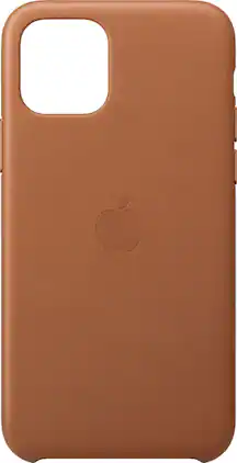 Apple - iPhone 11 Pro Leather Case - Saddle Brown