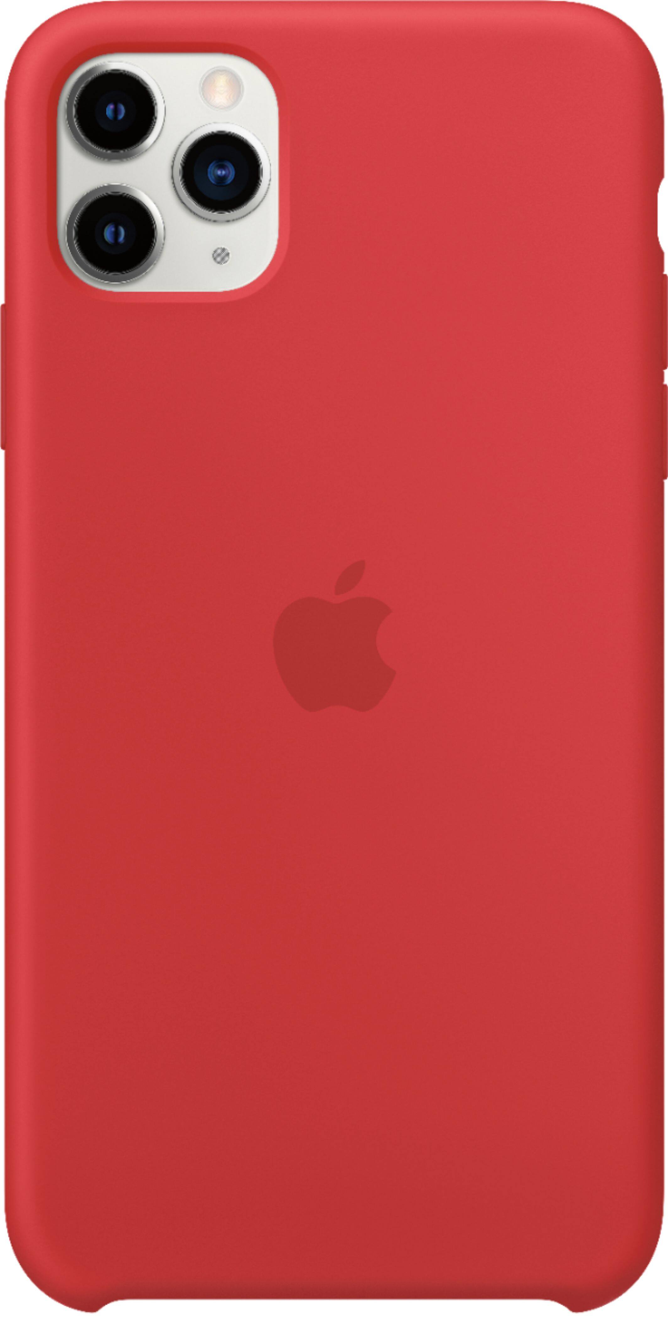 Alt View 11. Apple - iPhone 11 Pro Max Silicone Case - (PRODUCT)RED.