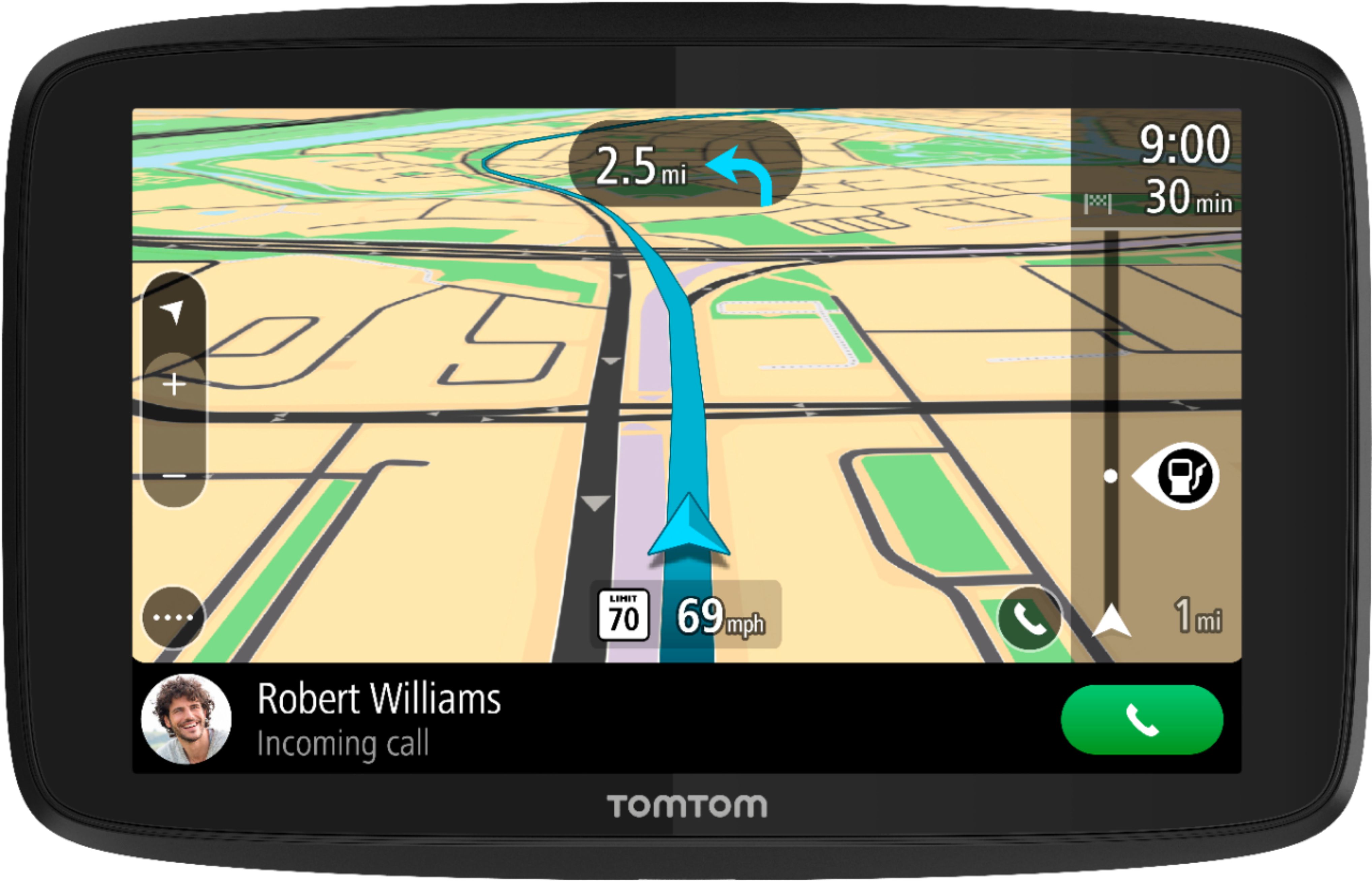 Best Buy: TomTom TRUCKER 6" GPS with Built-In Bluetooth, Lifetime Map Updates Lifetime Traffic Updates Black 1PN6.019.01