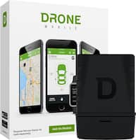DroneMobile - Smartphone Vehicle Control and GPS Tracking System Add-on Module - Black/Grey - Front_Zoom