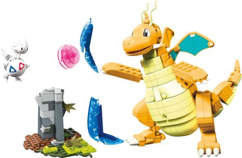 Mega Construx - Pokemon Dragonite vs. Togetic Challenge Building Set - Multicolor
