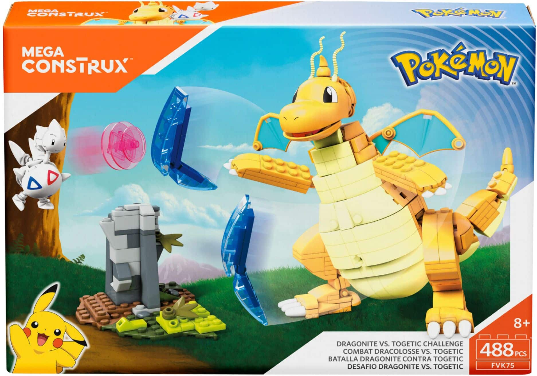 Mattel Pokemon Mega Dragonite Blocks, 388 pc - Fry's Food Stores