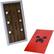 Front. Minecraft - Basic Shield - Brown / Gray / Red.