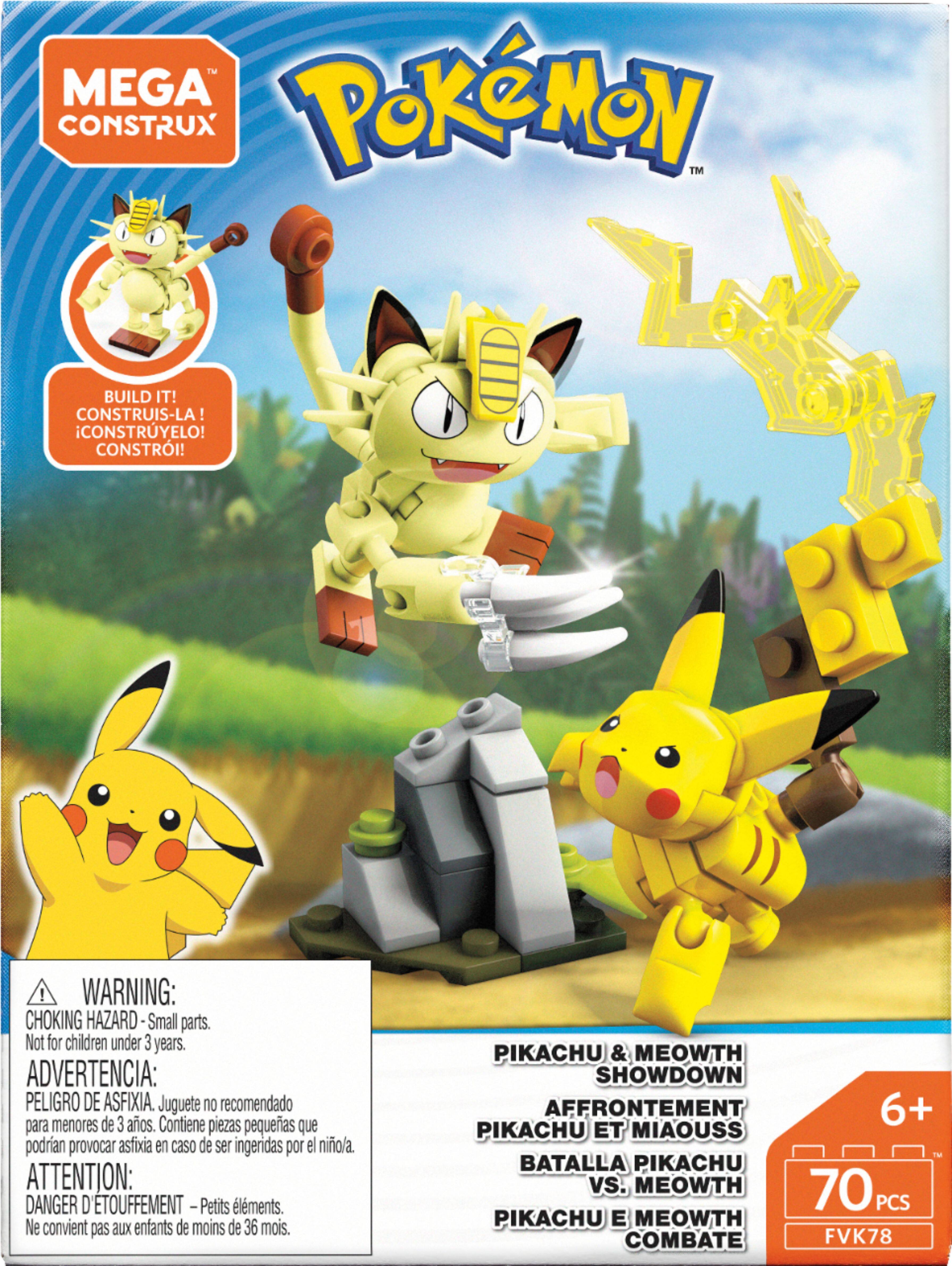 Mega Construx Pokemon Pikachu & Meowth Showdown  - Best Buy