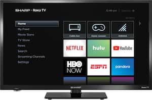 Sharp - 24" Class - LED - 720p - Smart - HDTV Roku TV - Front_Zoom