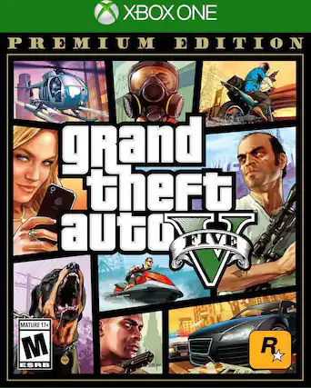 Front. Rockstar Games - Grand Theft Auto V. - M (Mature 17+)