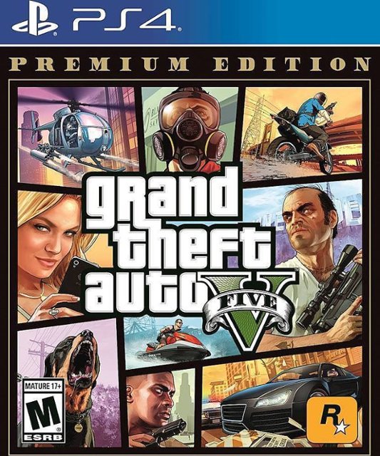 Front Zoom. Grand Theft Auto V Premium Edition - PlayStation 4, PlayStation 5.