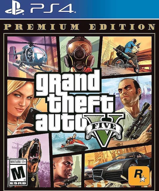 Grand Theft Auto V Premium Edition PlayStation 4, PlayStation 5