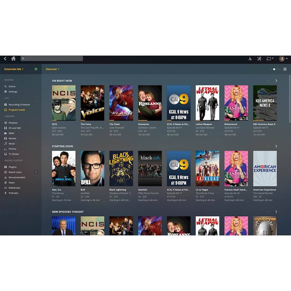 Alt View 11. Plex - 6-Months Plex Live TV and DVR Software Access Subscription.